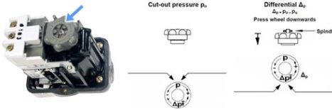 График характеристик давления реле давления Condor MDR 5